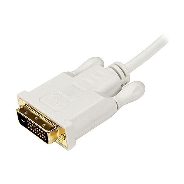 6 Ft Mini Displayport To Dvi Adapter Converter Cable - Mini Dp To Dvi 1920X1200 - White