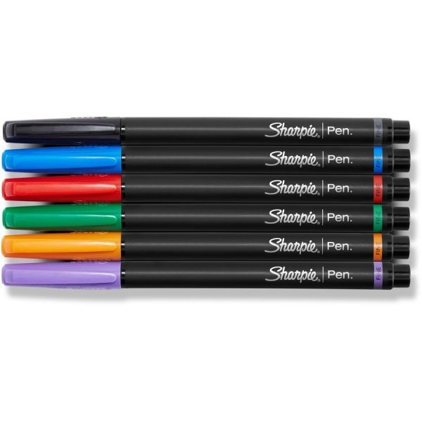 Sharpie Fine Point Pens - 6-Packs