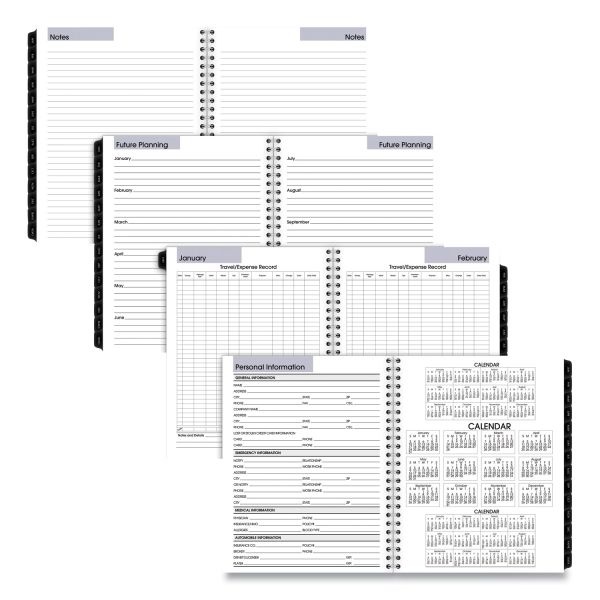 At-A-Glance Dayminder Executive Weekly/Monthly Refill, 8.75 X 7, White Sheets, 12-Month (Jan To Dec): 2024