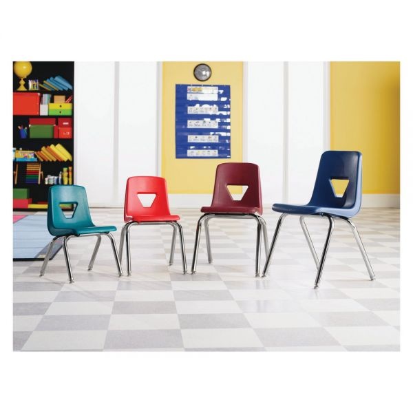 Lorell Plastic Stacking Student Chairs