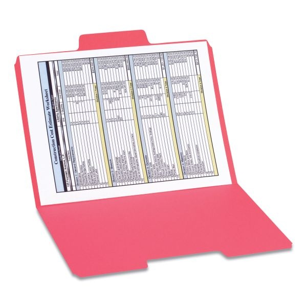 Smead Supertab 1/3 Tab Cut Letter Recycled Top Tab File Folder