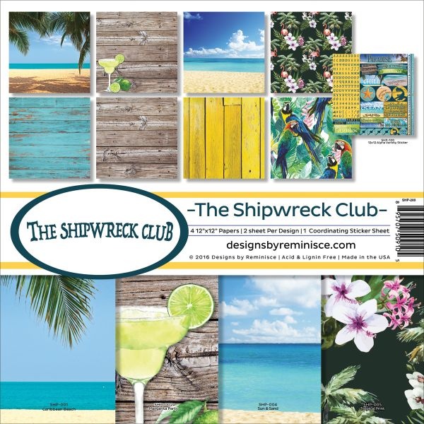 Shipwreck Club Collection Kit 12"X12"