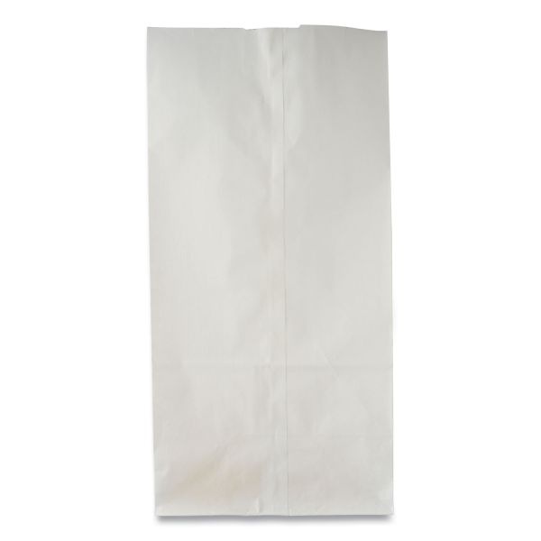 General Grocery Paper Bags, 30 Lb Capacity, #2, 4.31" X 2.44" X 7.88", White, 500 Bags