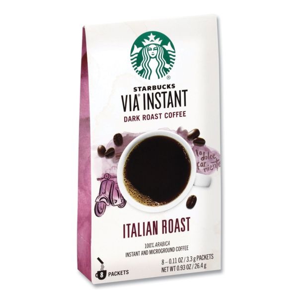 Starbucks Via Ready Brew Italian Roast Coffee Portion Pack