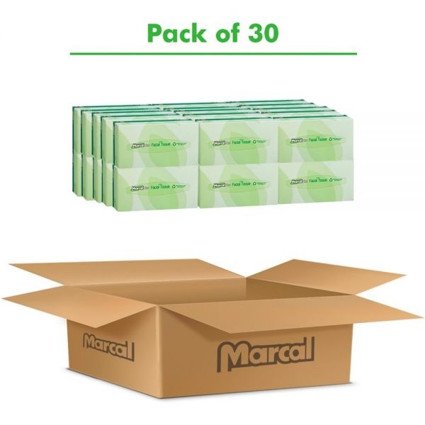 Marcal Pro Facial Tissue - Flat Box