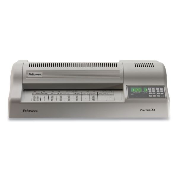 Fellowes Proteus 125 Laminator, Six Rollers, 12" Max Document Width, 10 Mil Max Document Thickness