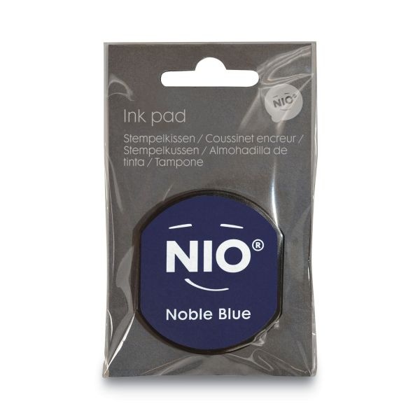 Nio Ink Pad For Nio Stamp, 2.75" X 2.75", Noble Blue