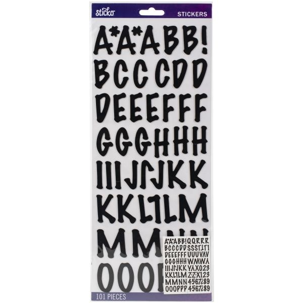 Sticko Alphabet Stickers 101/Pkg