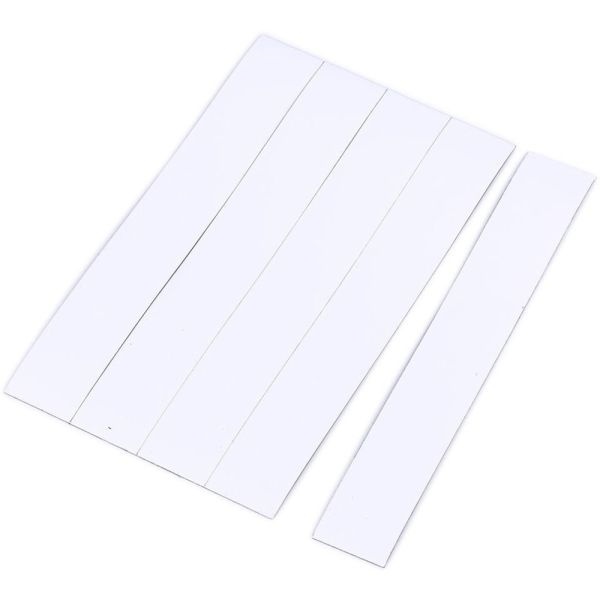 Mastervision "6 Magnetic Dry-Erase Writable Strips, 6" X 0.88", White, Pack Of 25
