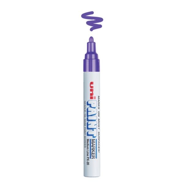 Uni-Paint Permanent Marker, Medium Bullet Tip, Violet