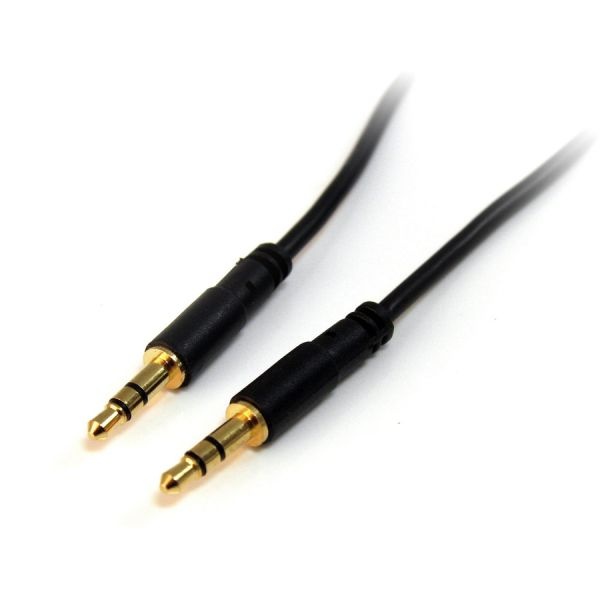 10 Ft Slim 3.5Mm Stereo Audio Cable - M/m