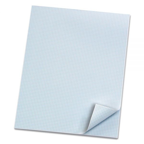 Ampad Quadrille Pads, Quadrille Rule (8 Sq/In), 50 White (Heavyweight 20 Lb Bond) 8.5 X 11 Sheets