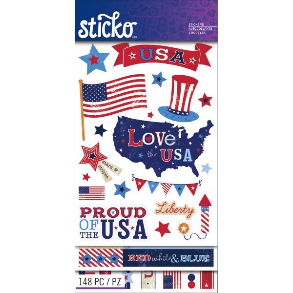 Sticko Themed Flip Pack Stickers 148/Pkg