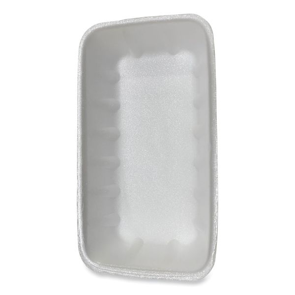 Pactiv #2 White Supermarket Foam Tray