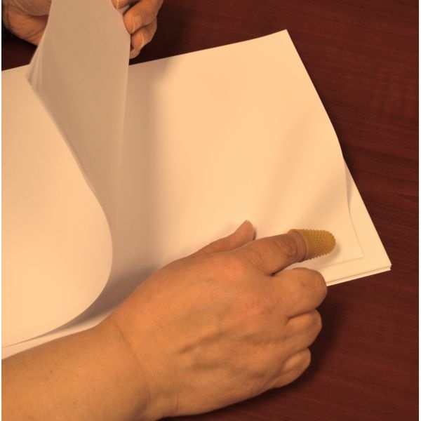 Cosco Rubber Finger Tip Pads, Medium, 12/Pack