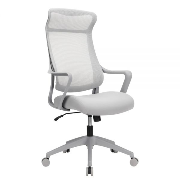 Realspace Lenzer Mesh High-Back Task Chair, Gray