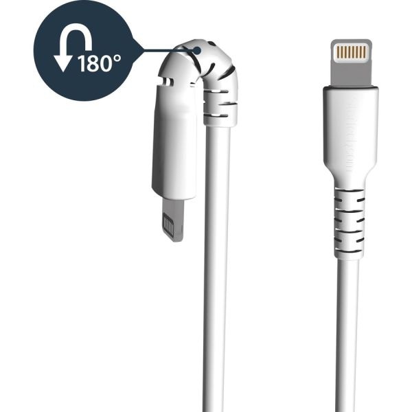 3 Foot/1M Durable White Usb-A To Lightning Cable, Rugged Heavy Duty Charging/Sync Cable For Apple Iphone/Ipad Mfi Certified