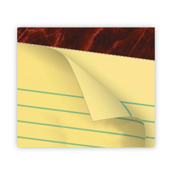 Ampad Gold Fibre Quality Writing Pads, Narrow Rule, 50 Canary-Yellow 8.5 X 11.75 Sheets, Dozen