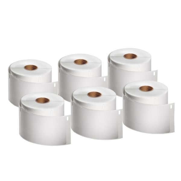 Dymo Standard Shipping Labels For Labelwriter Label Printers, 2 5/16" X 4", White, 300 Labels Per Roll, Pack Of 6 Rolls
