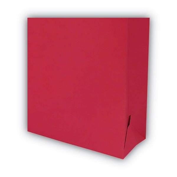 Smead Colored File Jackets With Reinforced Double-Ply Tab, Straight Tab, Letter Size, Red, 50/Box