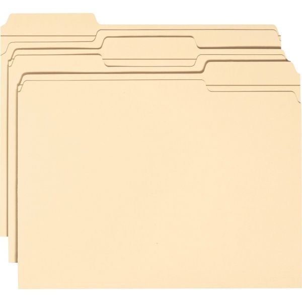 Smead 2-Ply Manila Fastener Folders, Letter Size, Box Of 50