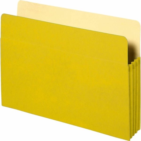 Sparco Accordion File Pocket, 9 1/2" X 11 3/4", 3 1/2" Expansion, Yellow
