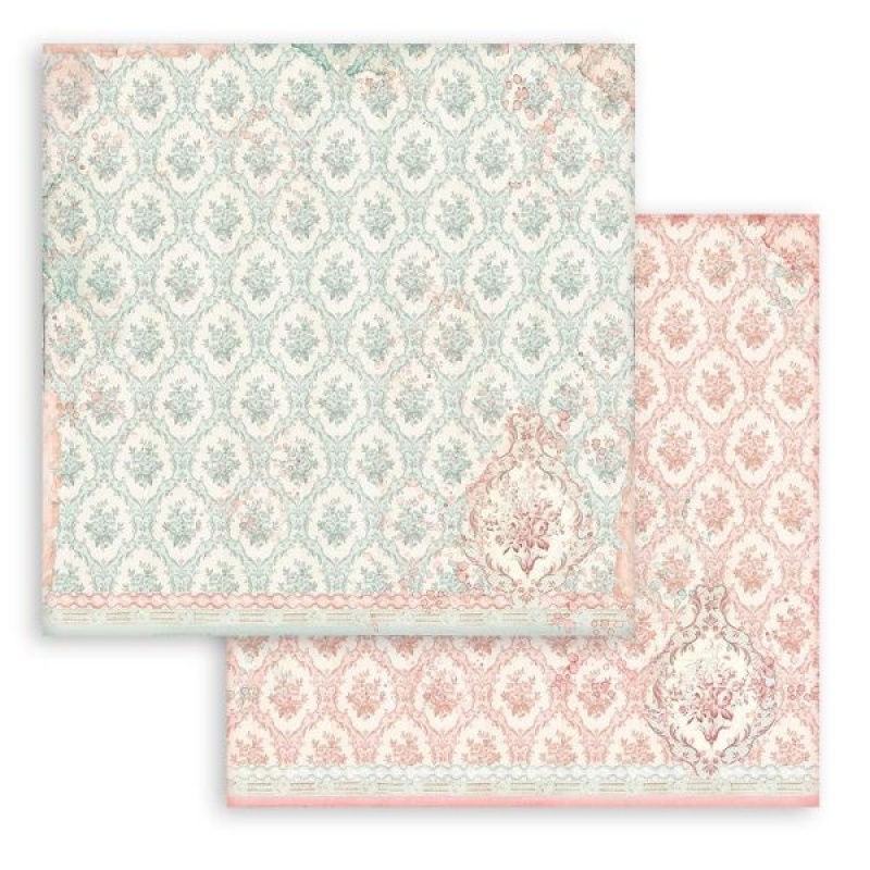 Stamperia Backgrounds Double-Sided Paper Pad 12"X12" 10/Pkg