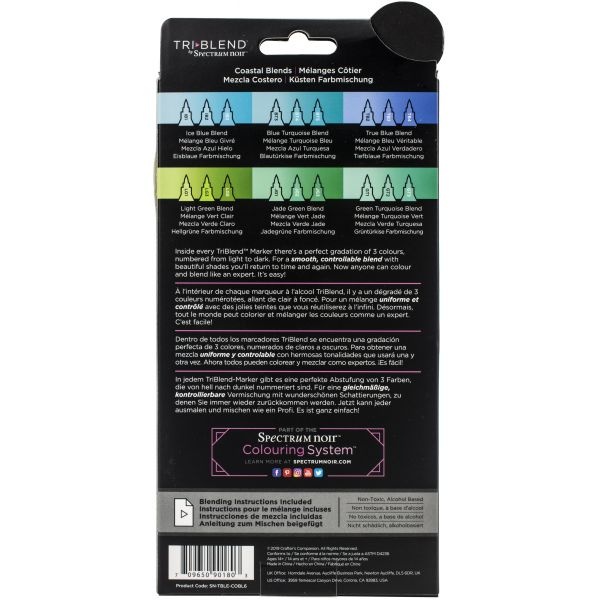 Spectrum Noir Triblend Markers 6/Pkg