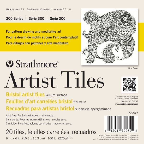 Strathmore Artist Tiles 6"X6" 20/Pkg