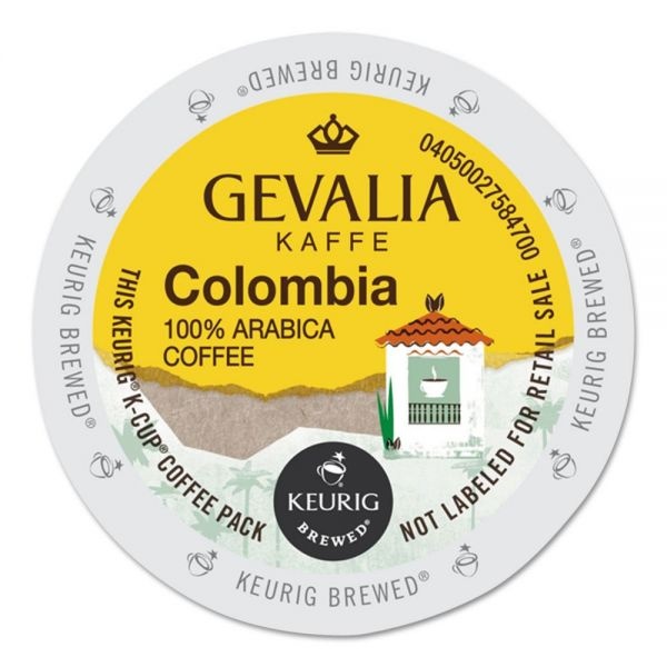 Gevalia Kaffee Colombia K-Cups, Medium Roast, 24/Box