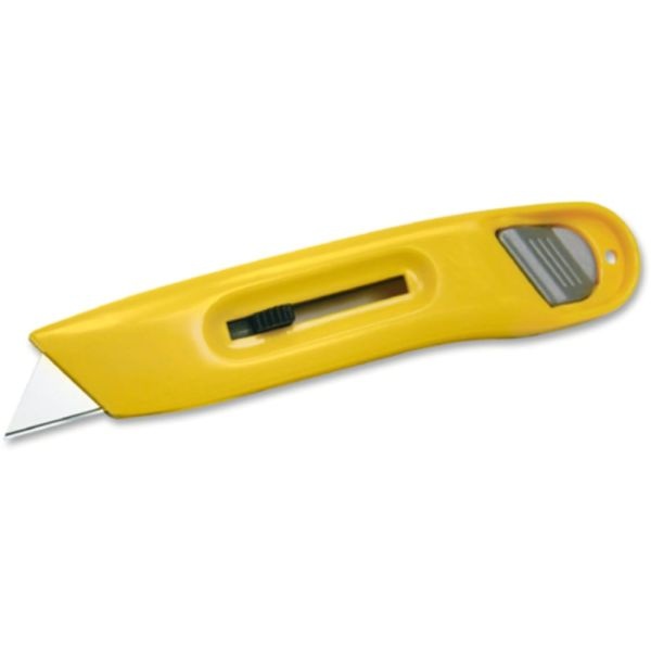 Cosco General-Purpose Retractable Utility Knife - 1 X Blade(S) - Plastic Handle - Silver, Silver