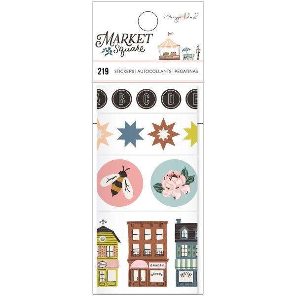 Maggie Holmes Market Square Sticker Rolls 4/Pkg