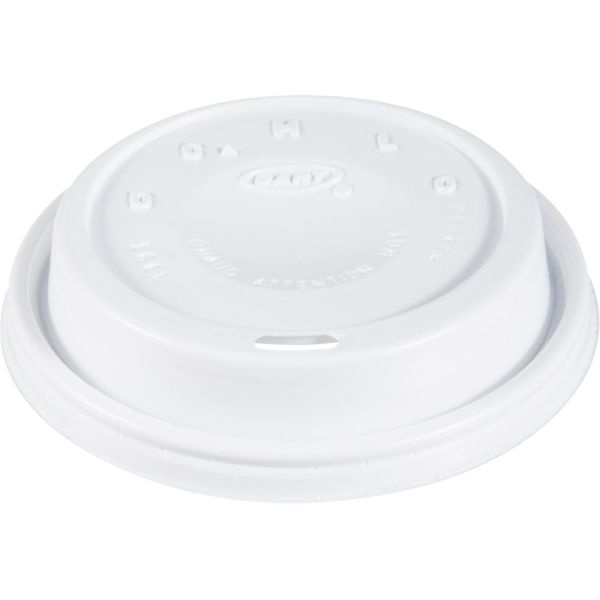 Dart Cafe G Cappuccino Dome Lids, For 12-24 Oz Cups, White, Case Of 1,000