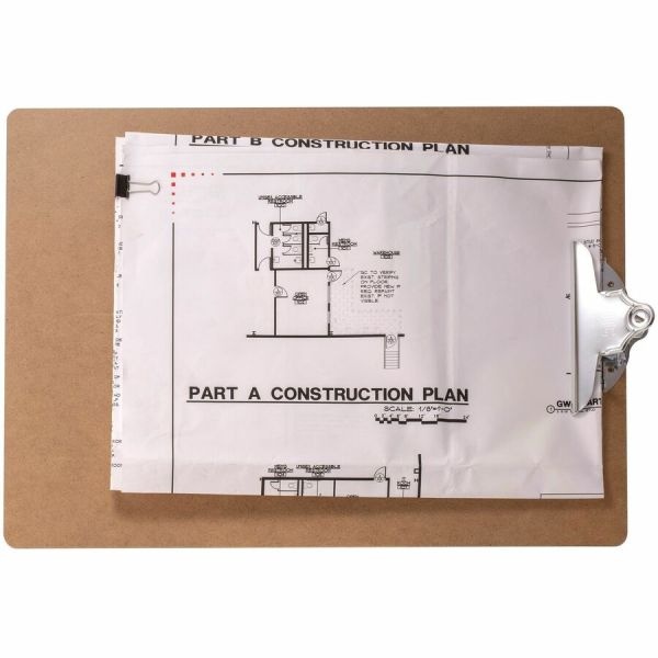 Officemate Wood Clipboard - Clipboard - 20"X15"
