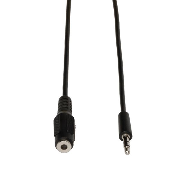 Tripp Lite By Eaton 3.5Mm Mini Stereo Audio Extension Cable For Speakers And Headphones (M/F) 25 Ft. (7.62 M)