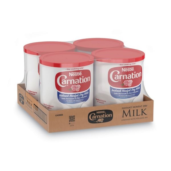 Carnation Instant Nonfat Dry Milk Unsweetened 2275 Oz Canister 4carton 9900