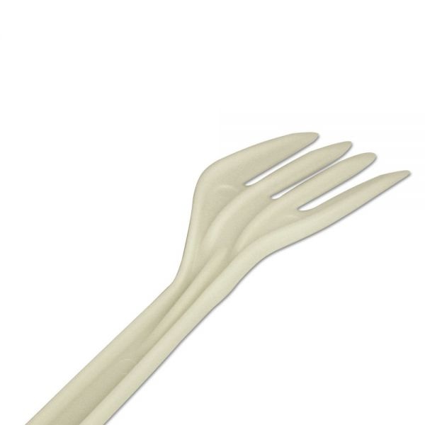 Eco-Products Plant Starch Fork - 7", 50/Pack, 20 Pack/Carton