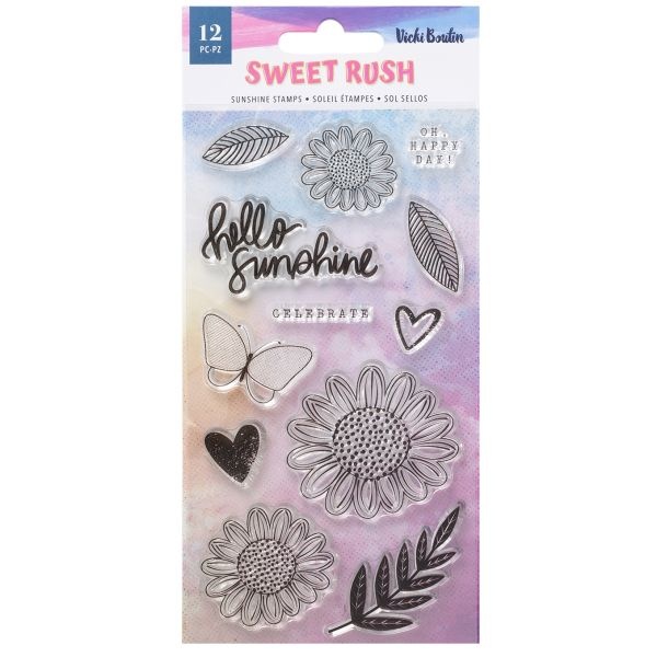 Vicki Boutin Sweet Rush Clear Stamps 12/Pkg