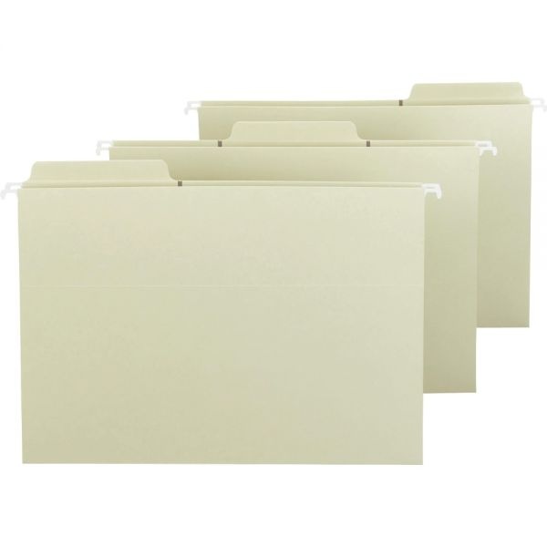 Smead Fastab Hanging Folders, Legal Size, 1/3-Cut Tabs, Moss, 20/Box