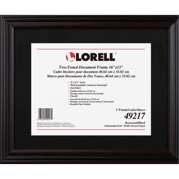 Lorell Two-Toned Certificate Frame