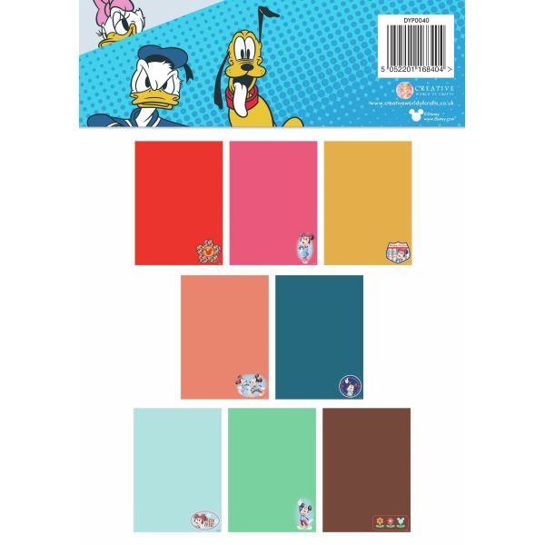 Creative World Of Crafts Disney Coloured Card Pack