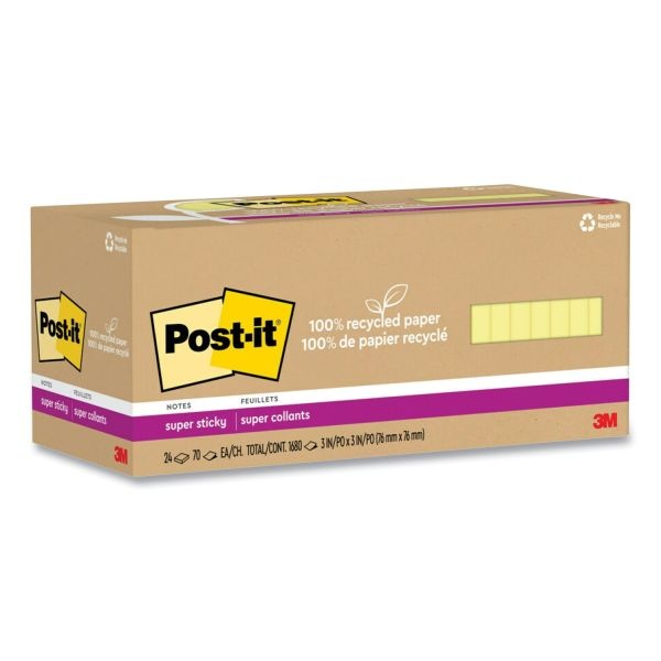 Post-it Super Sticky Notes, 3 in x 3 in, 5 Pads, 90 Sheets/Pad, 2x the  Sticking Power, Supernova Neons Collection