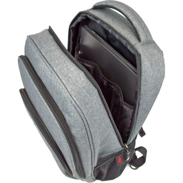 Mobile Edge Commuter Carrying Case Rugged (Backpack) For 15.6" To 16" Notebook, Travel Essential - Gray