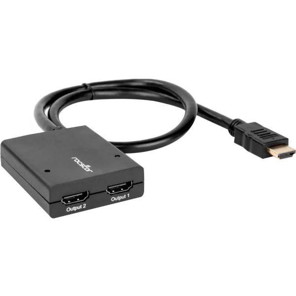 Rocstor 2Port Hdmi Splitter With Usb Power4k