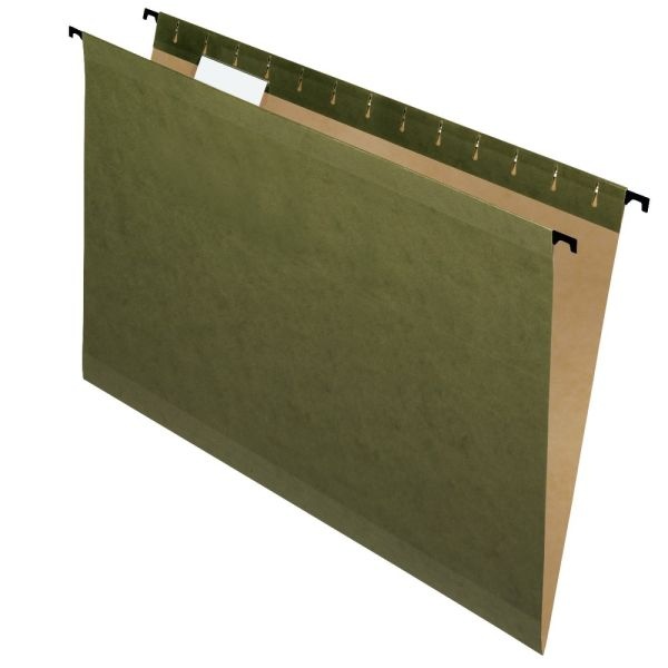 Pendaflex Surehook Technology Hanging File Folders, Legal Size, Standard Green, Box Of 20 Folders