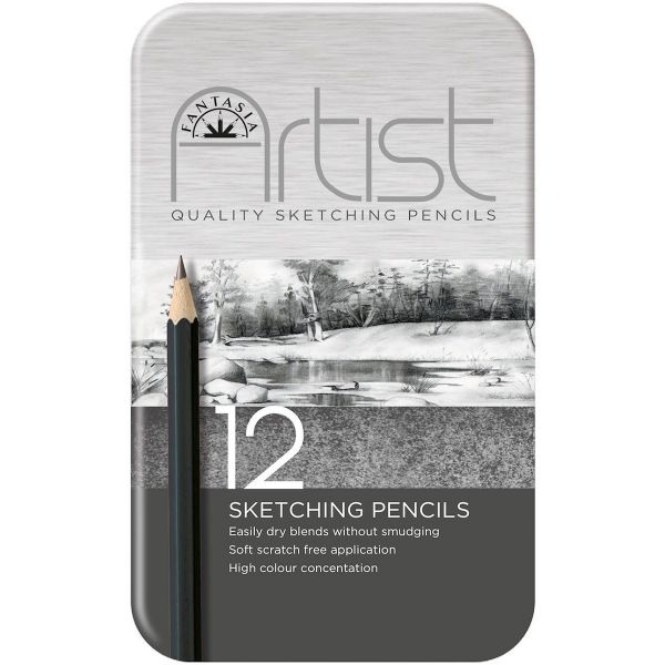 Fantasia Premium Sketching Pencil Set 12/Pkg