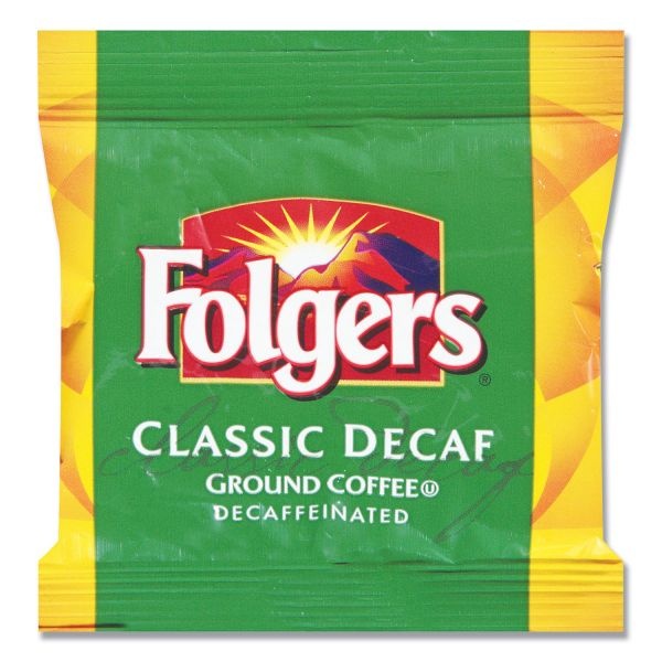 Folgers Coffee, Classic Roast, Decaf, Each Packet Makes 8 Cups, 36/Carton