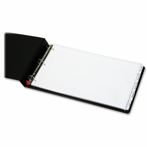 Cardinal Write 'N Erase Tab Dividers, White, Pack Of 5