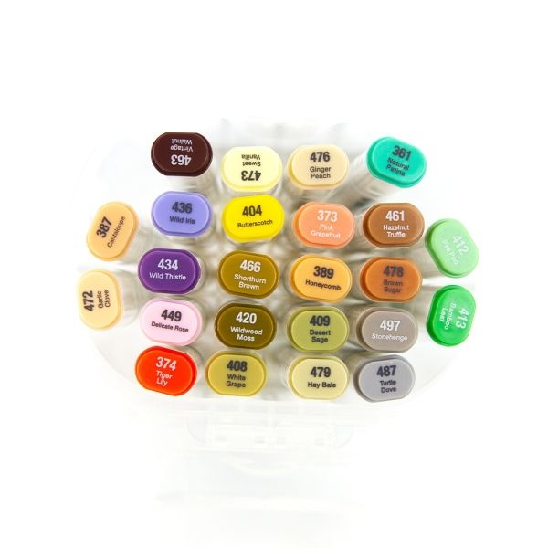 Nuvo Alcohol Markers 24/Pkg
