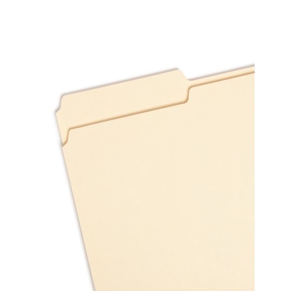 Smead Manila File Folders, Legal Size, 1/3 Cut, Box Of 100